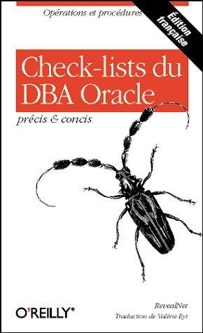 Checklists du DBA Oracle