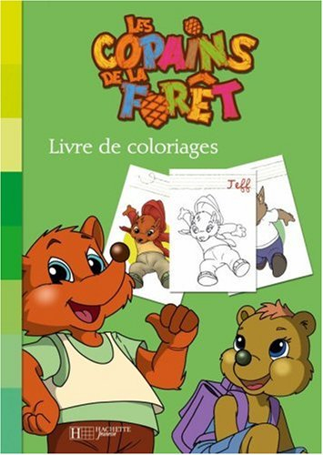Les copains de la forêt : livre de coloriage