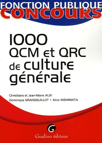 1.000 QCM et QRC de culture générale