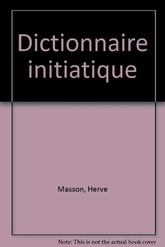 Dictionnaire initiatique