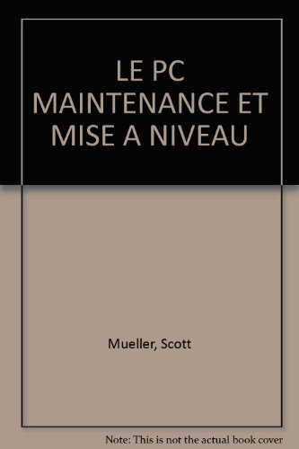 le pc maintenance et mise a niveau