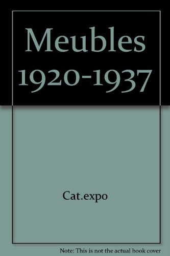 Meubles, 1920-1937