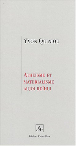 Athéisme et matérialisme aujourd'hui