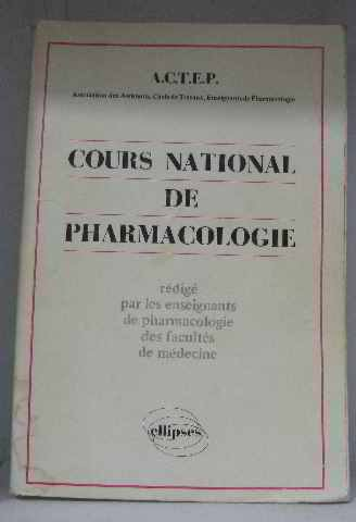 Cours national de pharmacologie