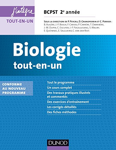 Biologie tout-en-un 2e année BCPST : conforme au nouveau programme
