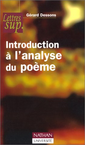 Introduction à l'analyse du poème