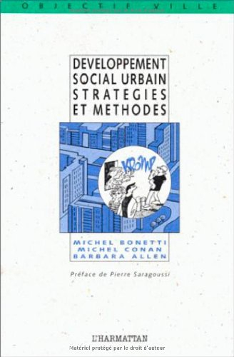 développement social urbain: stratégies et méthodes