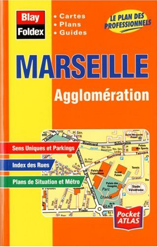 plan de ville : marseille, agglomération (avec un index)