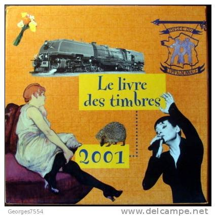 le livre des timbres 2001