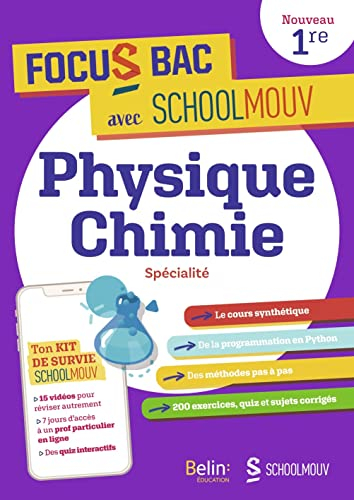 Physique chimie 1re, spécialité