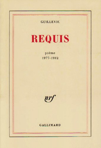 Requis : poèmes 1977-1982