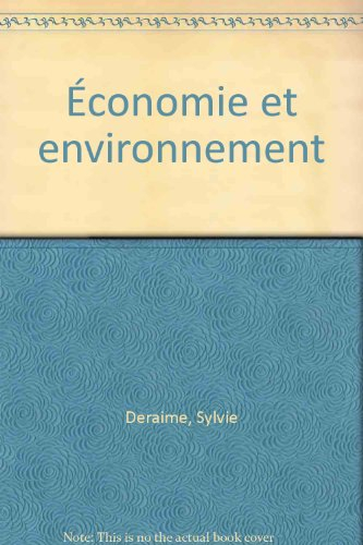 Economie et environnement