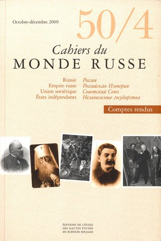 Cahiers du monde russe, n° 50-4