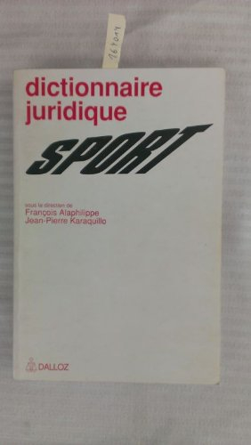 Dictionnaire juridique sport