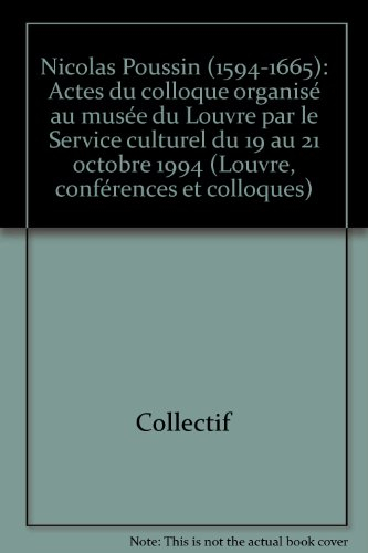 Nicolas Poussin (1594-1665) : actes du colloque