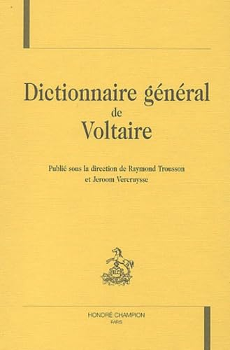 Dictionnaire général de Voltaire