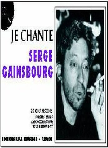 Partition : Je chante Gainsbourg