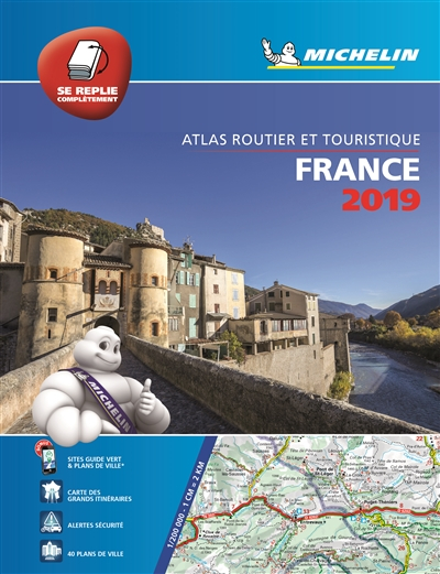 France 2019 : atlas routier et touristique