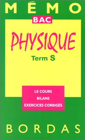 memo/6 physique term s    (ancienne edition)