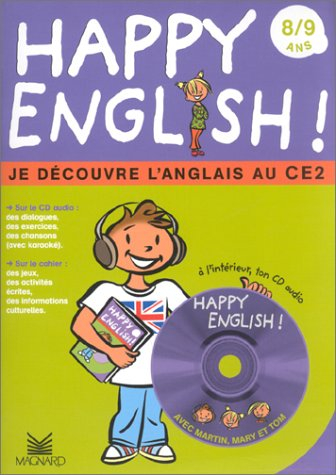 happy english : je découvre l'anglais au ce2 (1 livre , 1 cd audio)