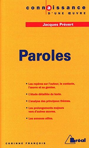 Paroles, Jacques Prévert