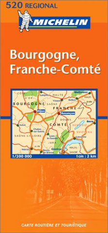 Carte routière : Bourgogne Franche-Comté, N° 11520