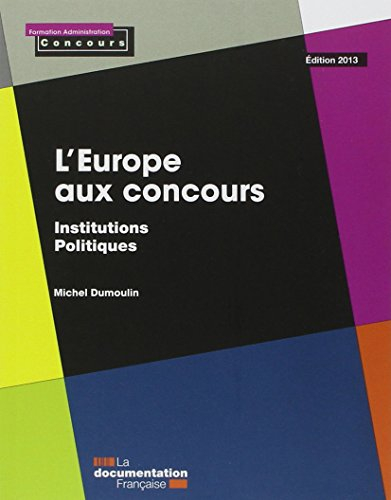 L'Europe aux concours : institutions politiques