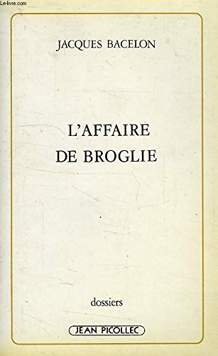 L'Affaire de Broglie
