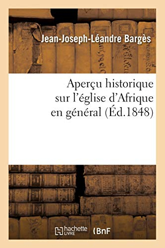 Aperçu historique sur l'église d'Afrique en général (Éd.1848)