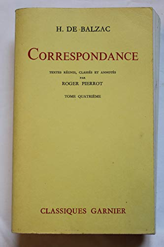 Correspondance, tome 4, 1840 - avril 1845