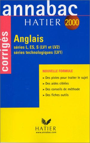 Annabac corrigés 2000 - anglais