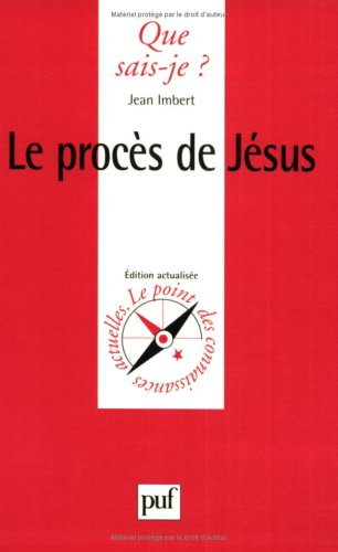 Le Procès de Jésus