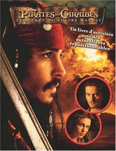 Pirates des Caraïbes : le secret du coffre maudit : un livre d'activités avec des autocollants repos
