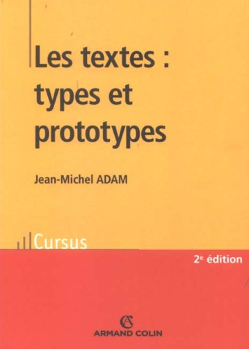Les textes, types et prototypes : récit, description, argumentation, explication et dialogue