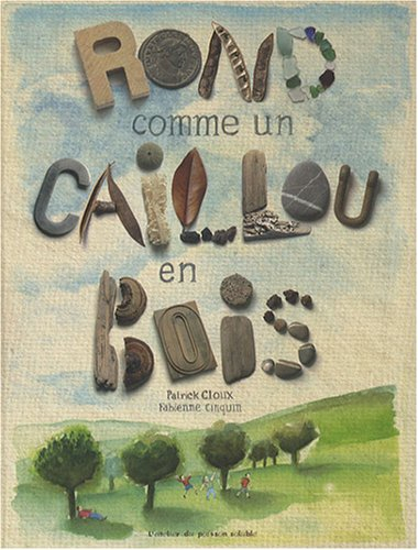 Rond comme un caillou en bois