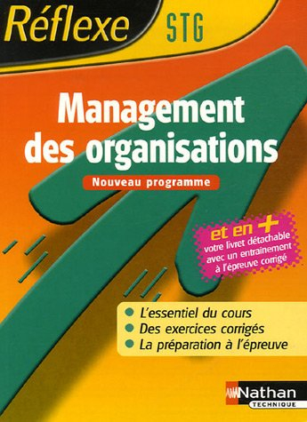 Management des organisations STG : nouveau programme