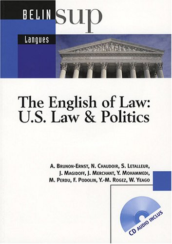 The English of law : U.S. law & politics