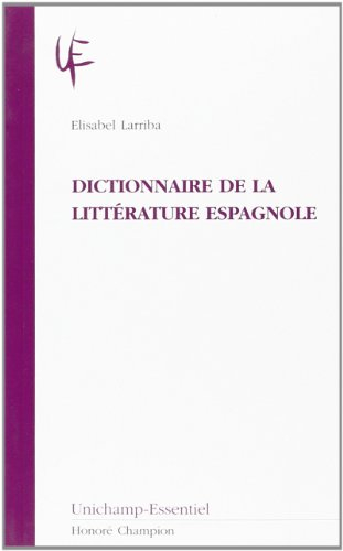 Dictionnaire de littérature espagnole