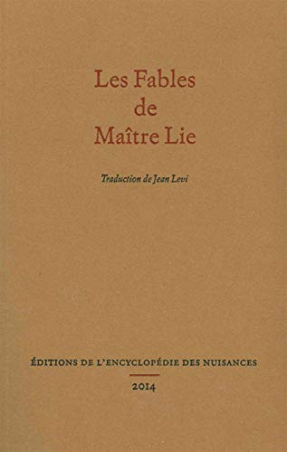 Les fables de maître Lie