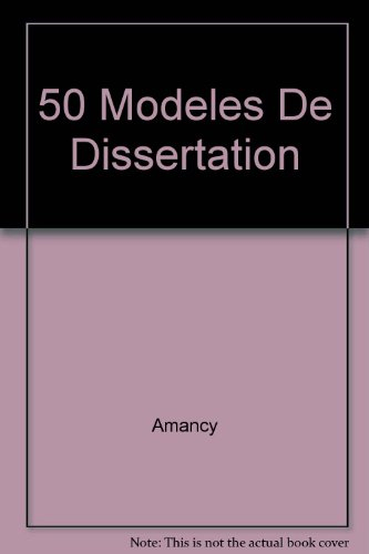50 modèles de dissertations