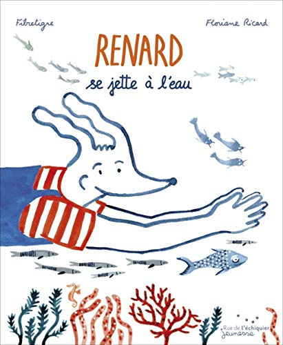 Renard se jette à l'eau