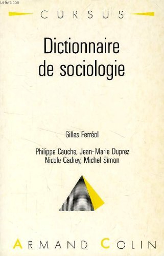 dictionnaire de sociologie