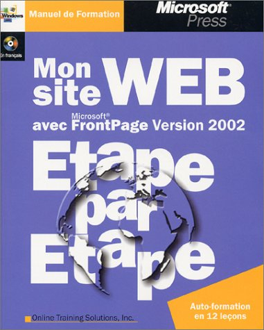 Mon site Web avec Microsoft FrontPage version 2002
