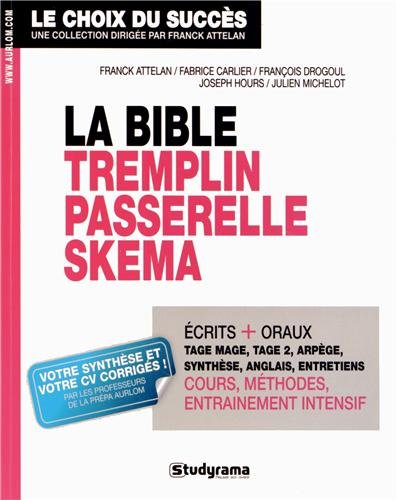 La bible : Passerelle 1, Tremplin 1, Skema : concours écoles de commerce de l'après bac+2