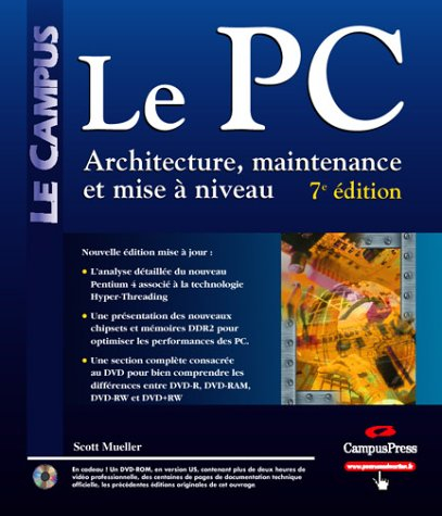 Le PC : architecture, maintenance et mise à niveau
