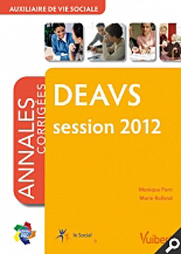 DEAVS : annales corrigées session 2012