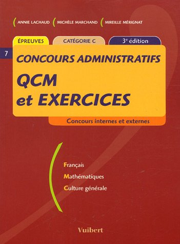 qcm et exercices : concours interne et externe