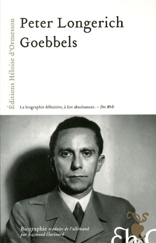 Goebbels : biographie