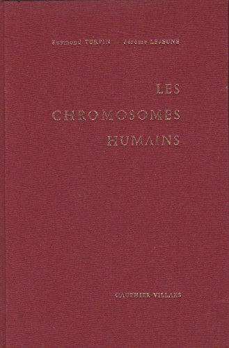 les chromosomes humains. caryotype normal et variations pathologiques. 1965. reliure toile de l'édit