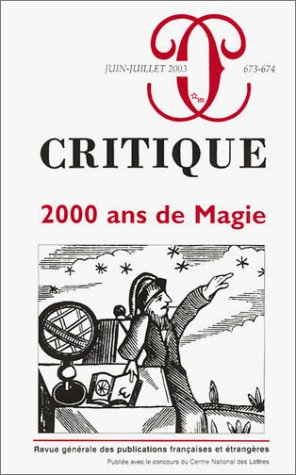 Critique, n° 673. 2.000 ans de magie